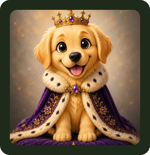 Cartoon Dog Portrait