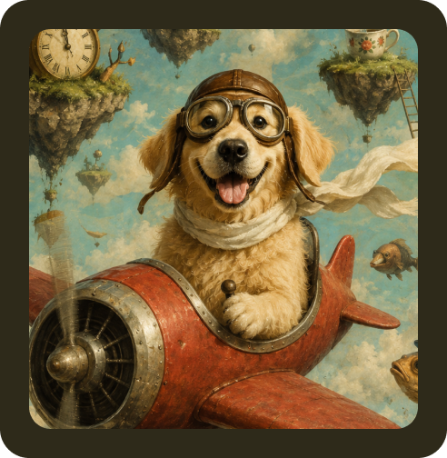 Funny Dog Portrait