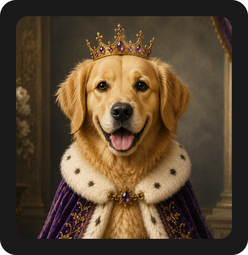 Realistic Dog Portrait