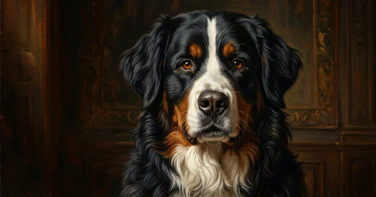 Bernese Mountain Dog Portraits: Turn Your Berner Into Art