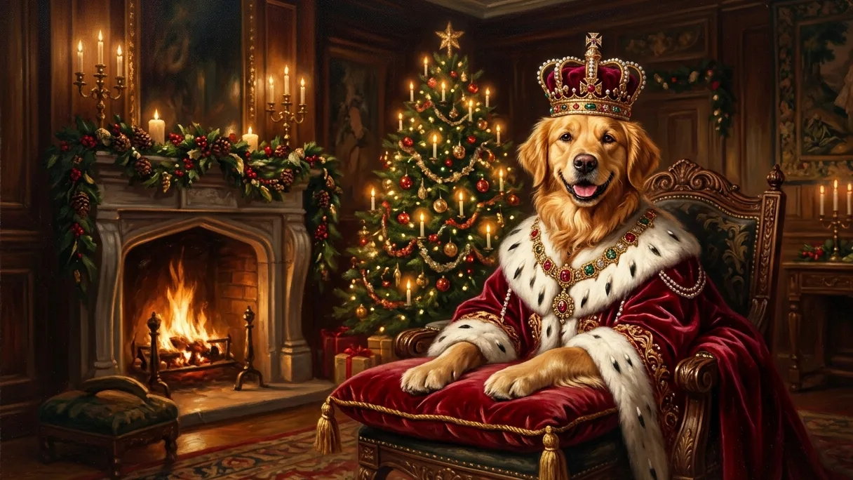 Christmas Dog Portraits: Best Holiday Gift for Dog Owners
