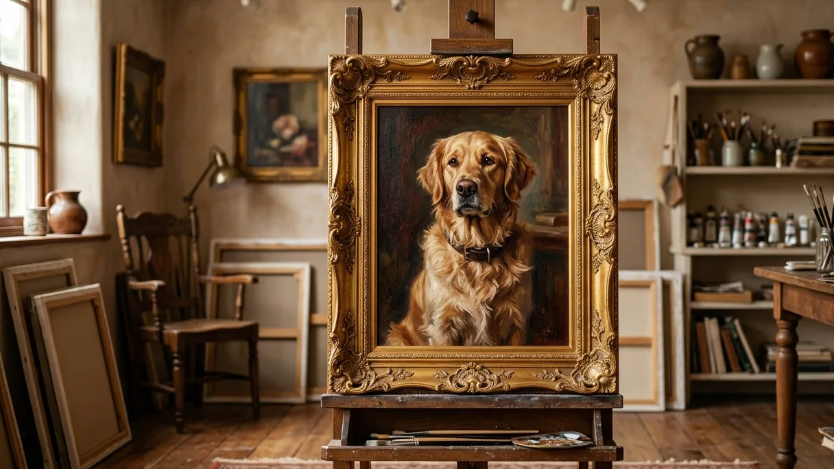 Custom Dog Portrait Cost: Is an AI Portrait Worth It?