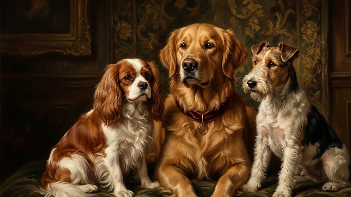 Multiple Dogs in One Portrait: Family Pets