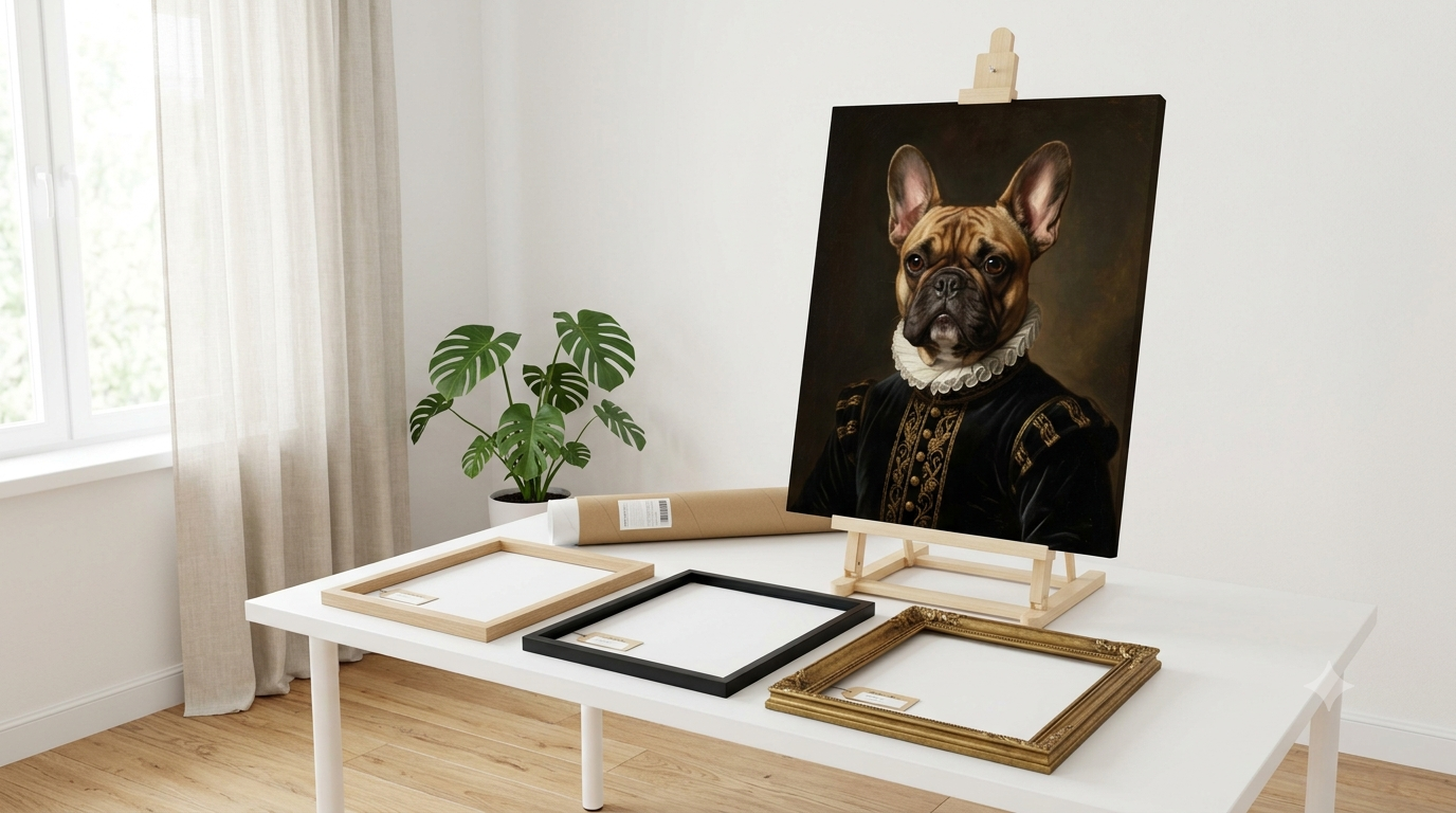 How to Print and Frame Your AI Dog Portrait: Complete Guide