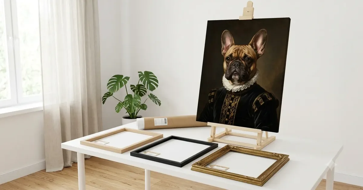 How to Print and Frame Your AI Dog Portrait: Complete Guide