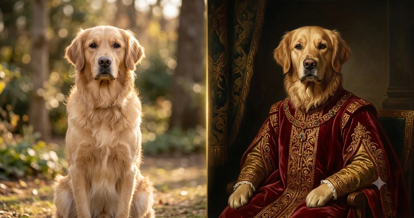 How to Turn Your Dog Photo into a Stunning AI Portrait