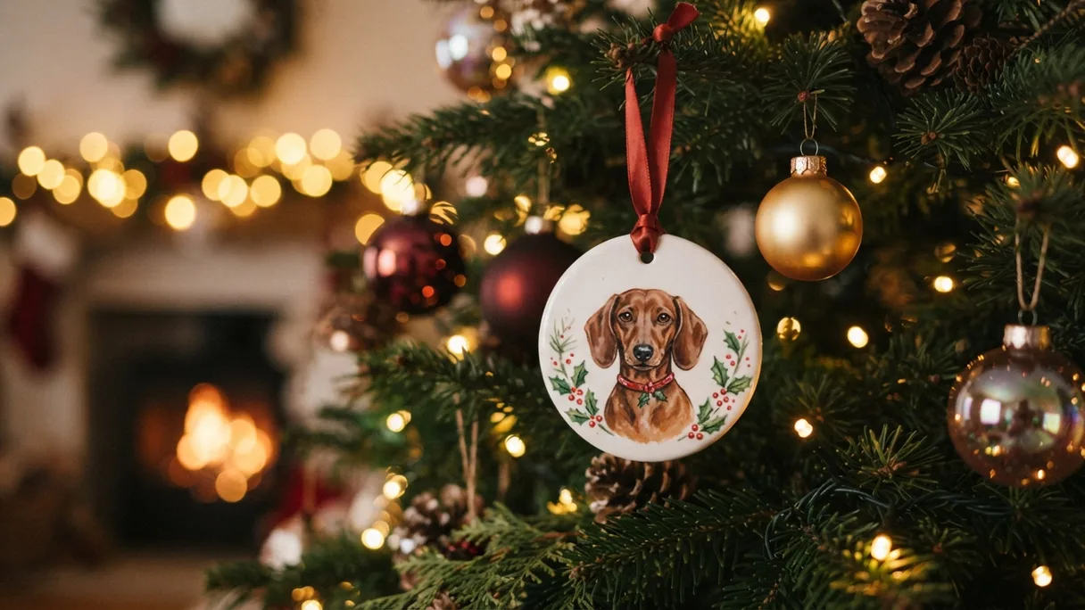 Personalized Pet Christmas Ornaments from a Photo