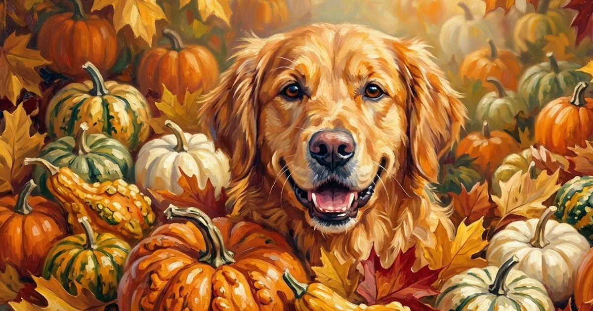 Thanksgiving Dog Portraits: Festive Pet Art